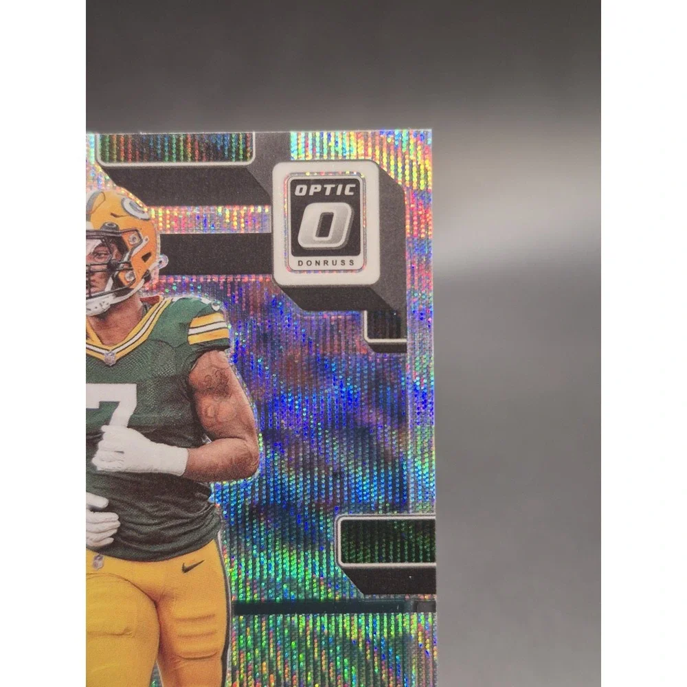 2022 Donruss Optic Quay Walker #248 Rated Rookie Silver Wave Prizm /300 Packers